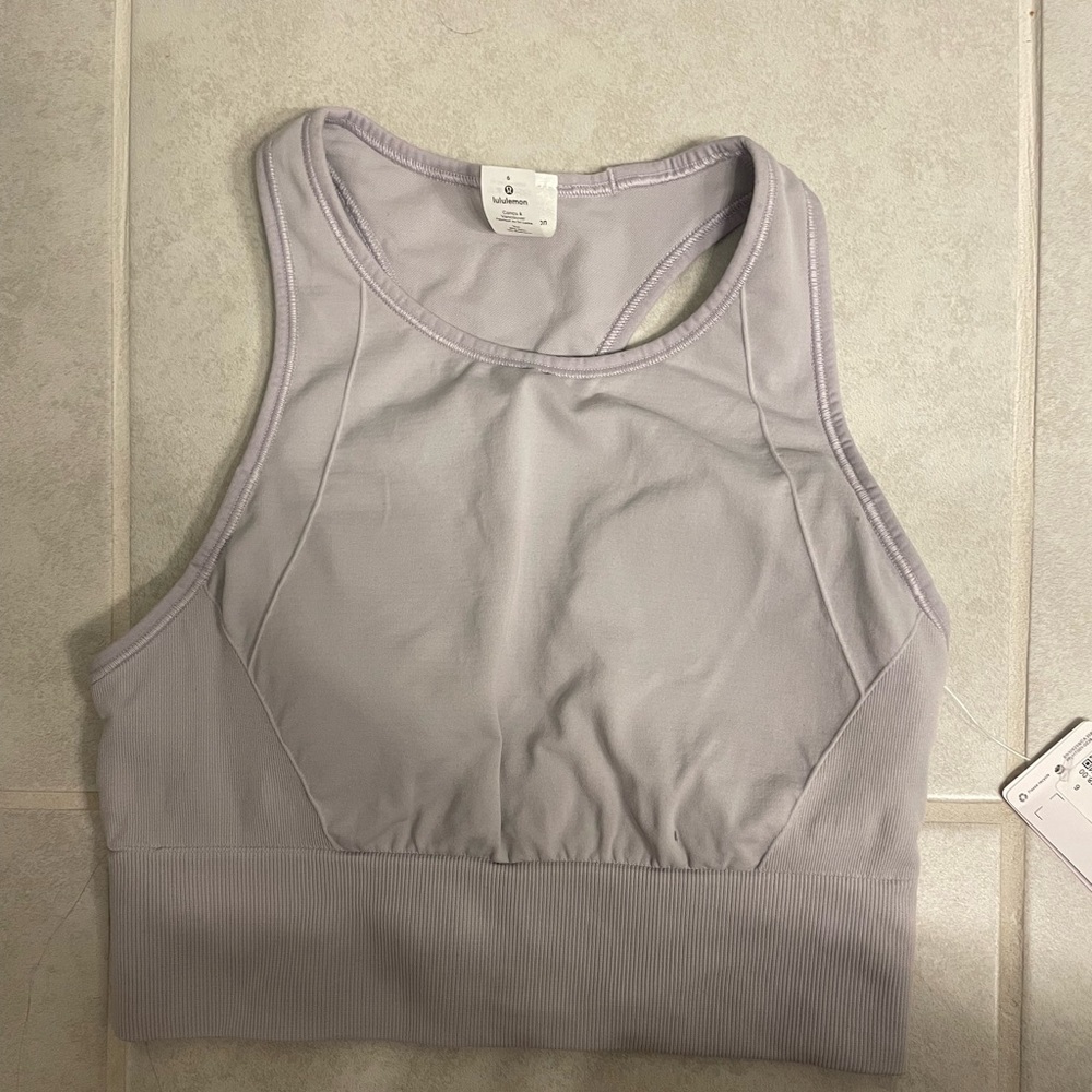 NEW WITH TAGS - Lululemon Ebb to Train Bra *Medium Support, C/ D Cup Iced Iris-6